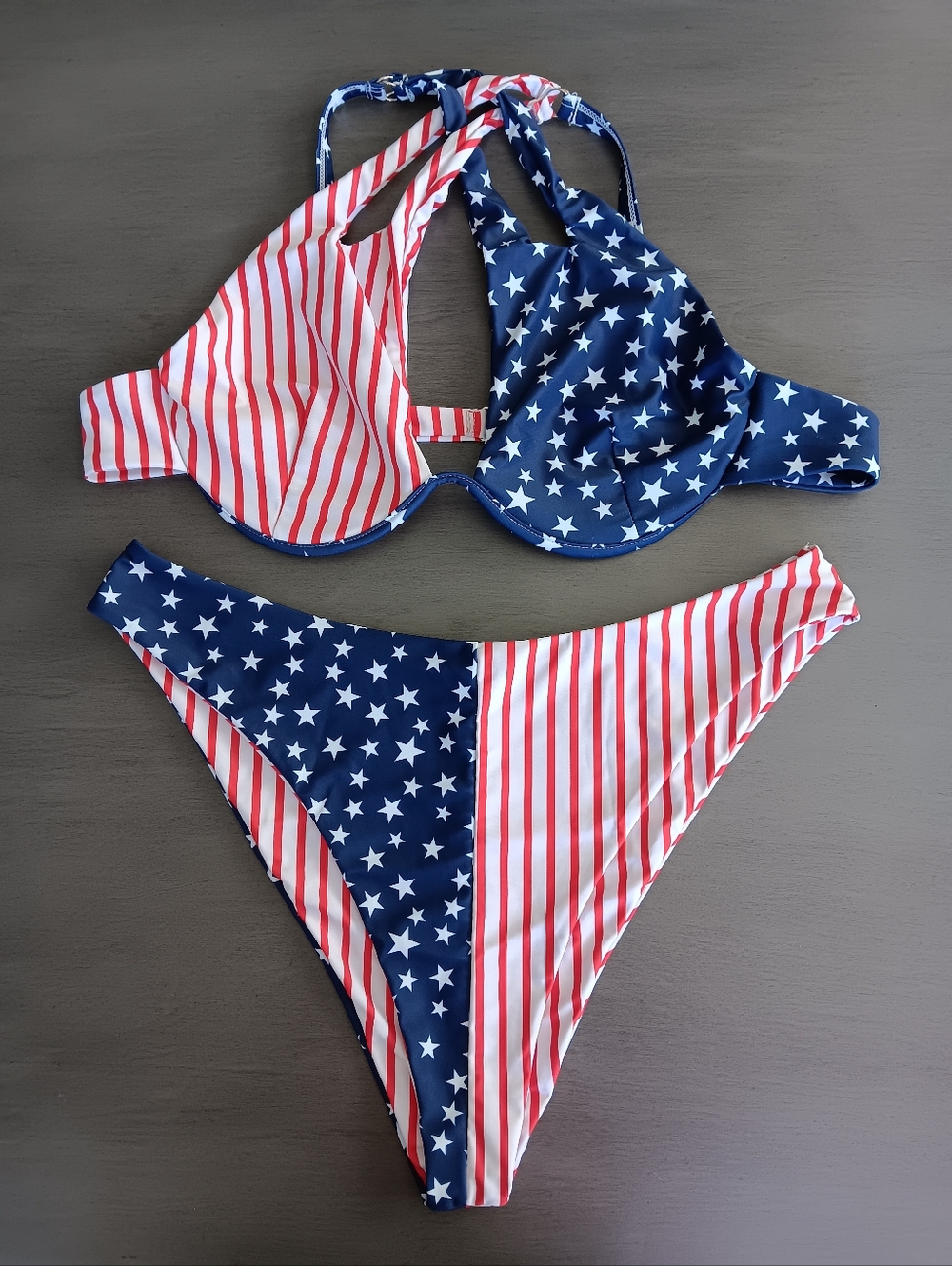 Stars & Stripes Patriotic Bikini Set